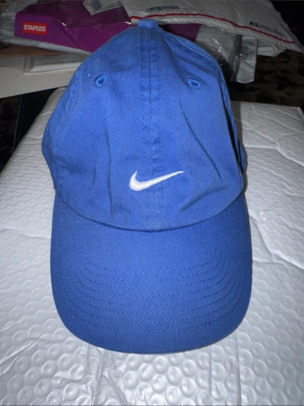 Nike Royal Blue Cap with White Swoosh